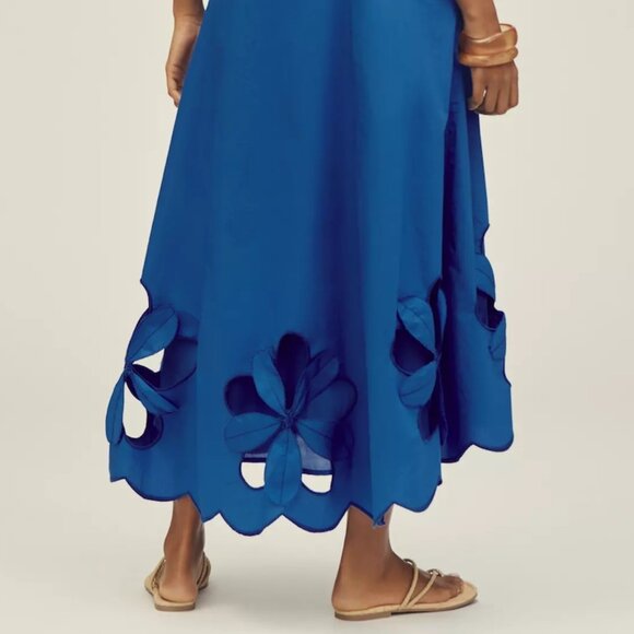 ANTHROPOLOGIE | Cotton One-Shoulder Cutwork Dress | NWT - Picture 7 of 8